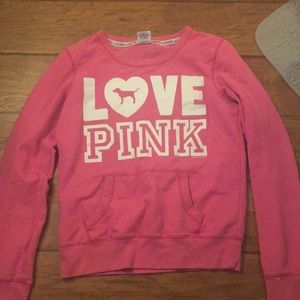 Pink sweatshirt